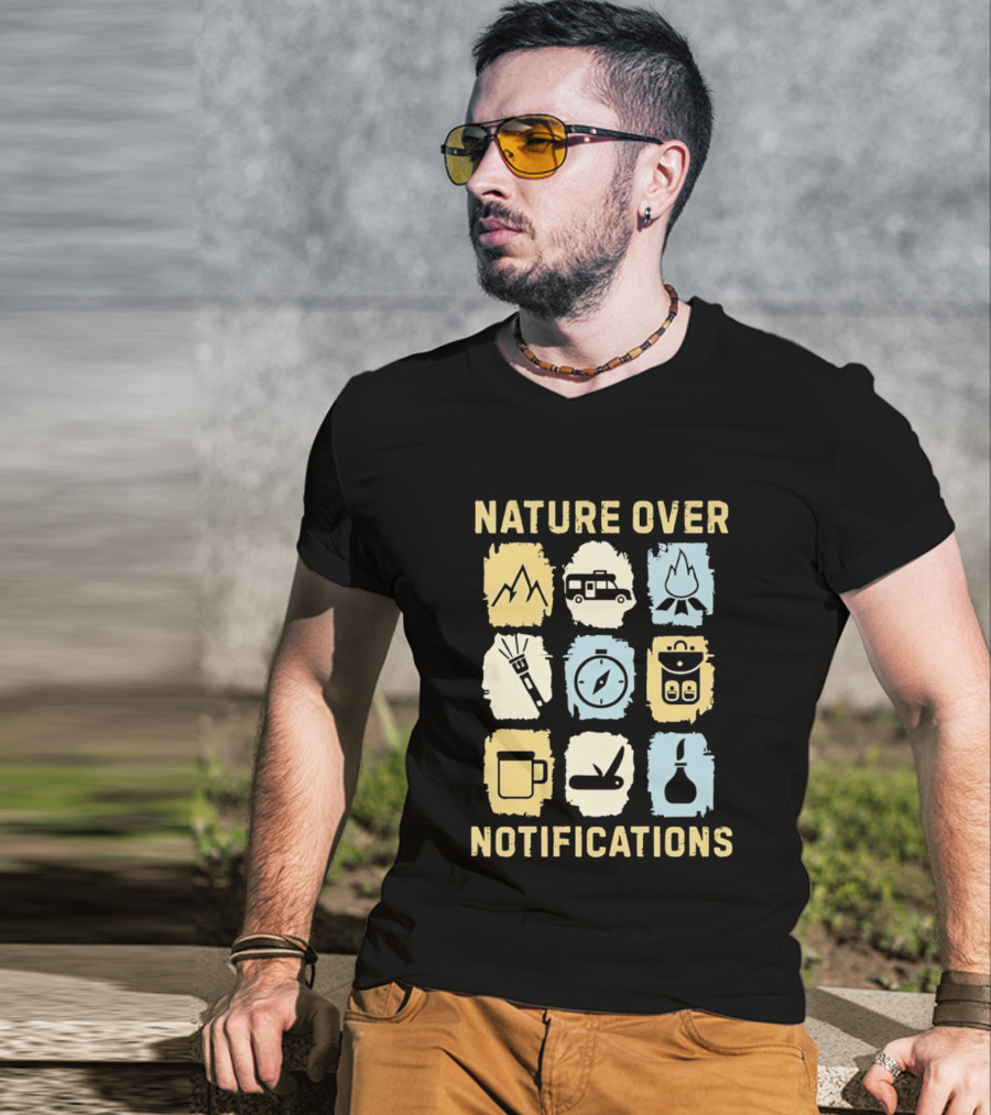 Nature Over Notifications T-Shirt