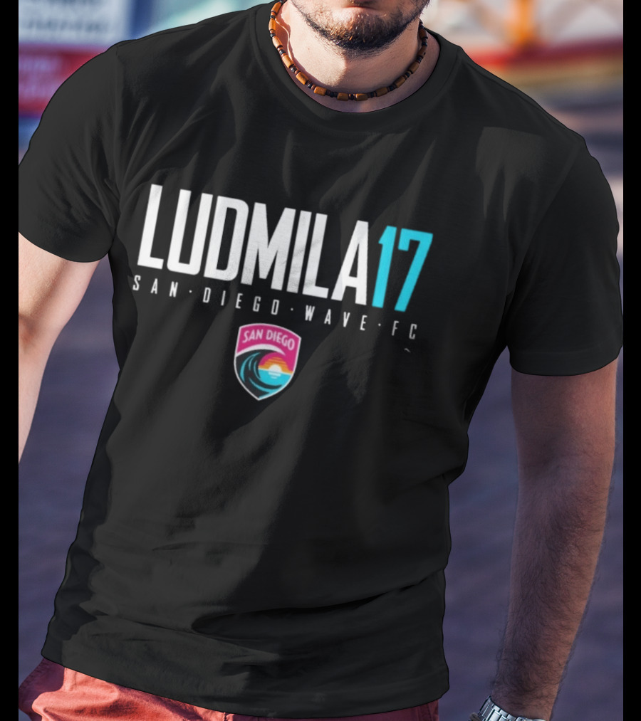 Ludmila 17 San Diego Wave FC San Diego Wave T-Shirt