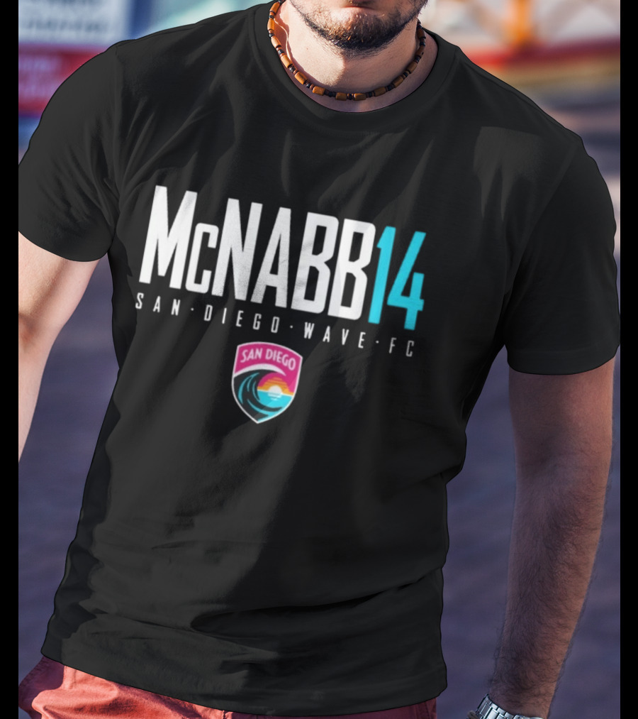San Diego Wave FC McNabb 14 Team T-Shirt