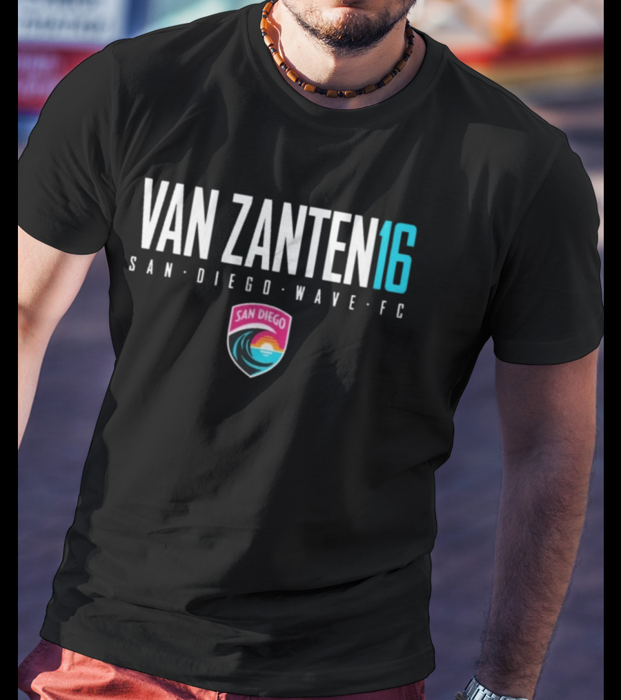 Van Zanten 16 San Diego Wave FC NWSL Soccer T-Shirt