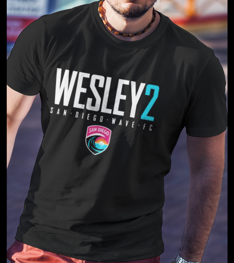 Wesley 2 San Diego Wave FC San Diego T-Shirt