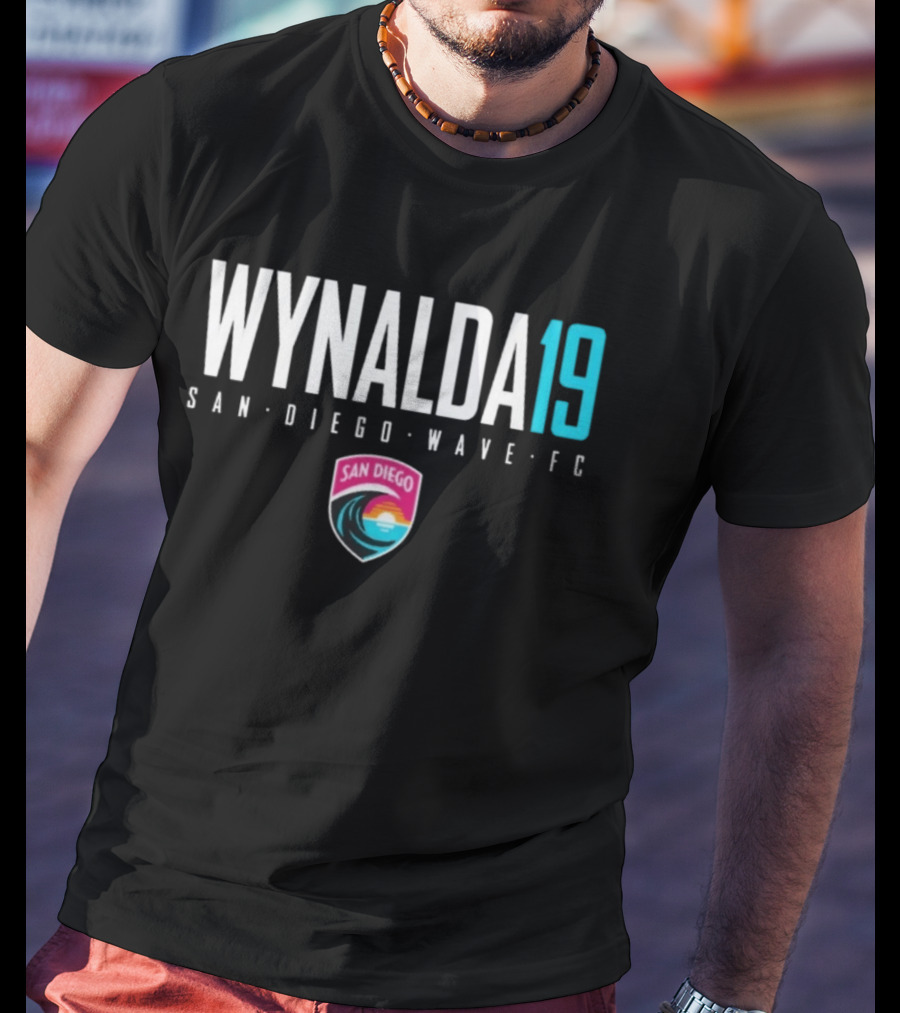 San Diego Wave FC Wynalda 19 Soccer Team T-Shirt