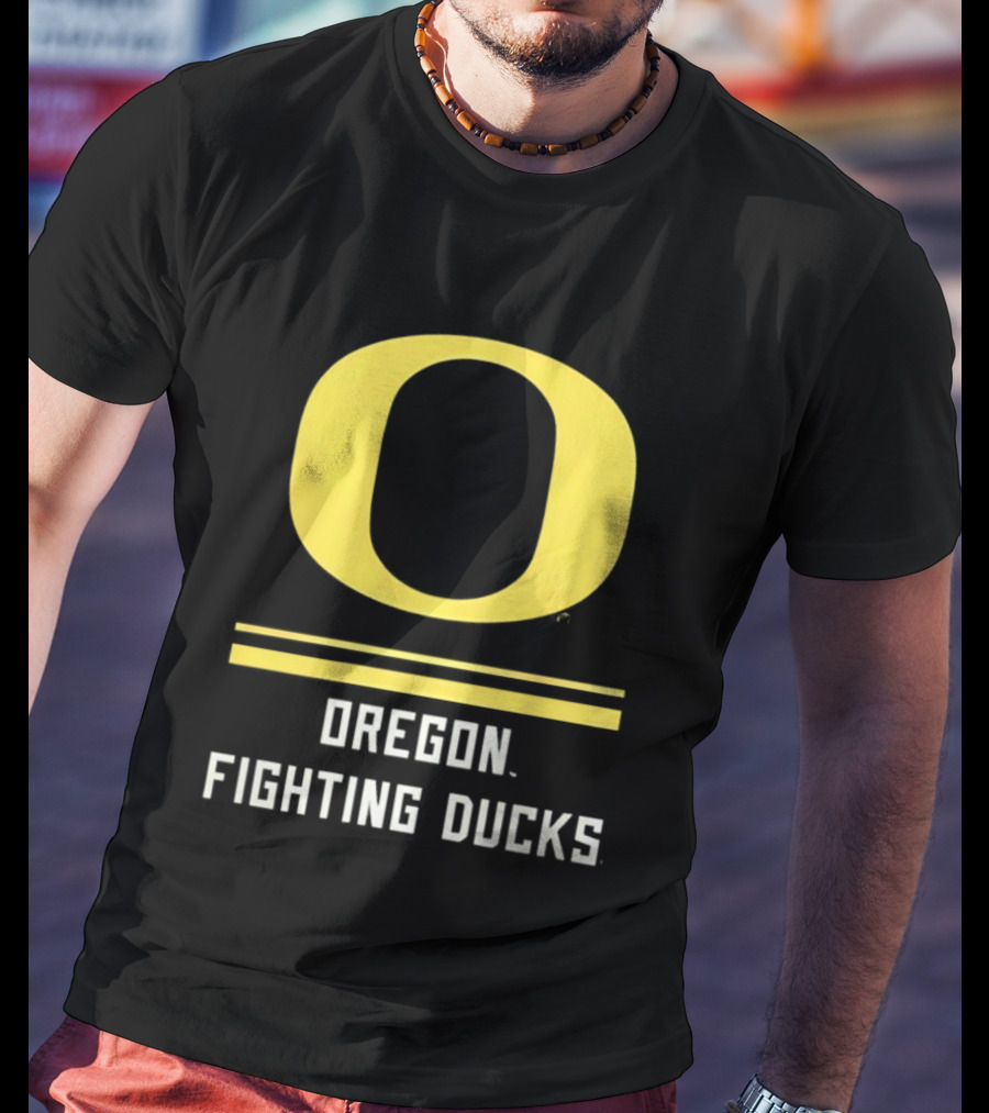 Oregon Fighting Ducks Yellow O T-Shirt