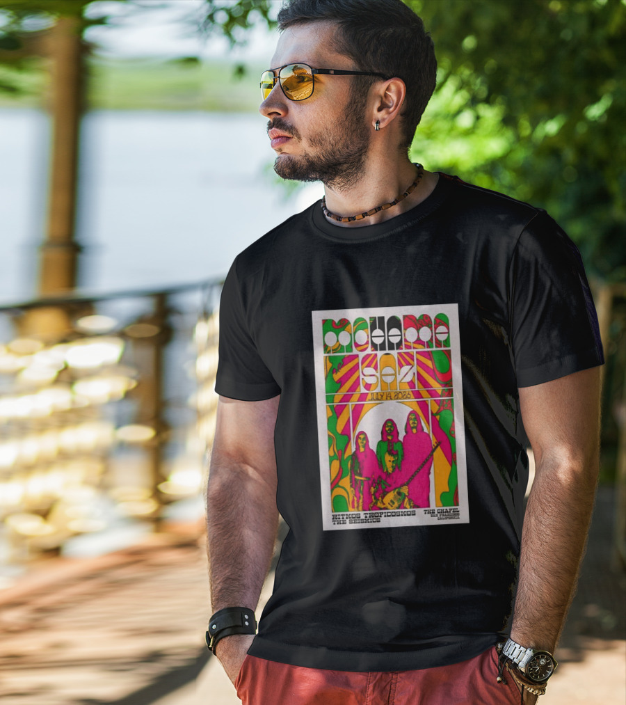 MOHAMA SAZ San Francisco CA July 14 2026 Ritmos Tropicosmos The Seismics The Chapel T-Shirt