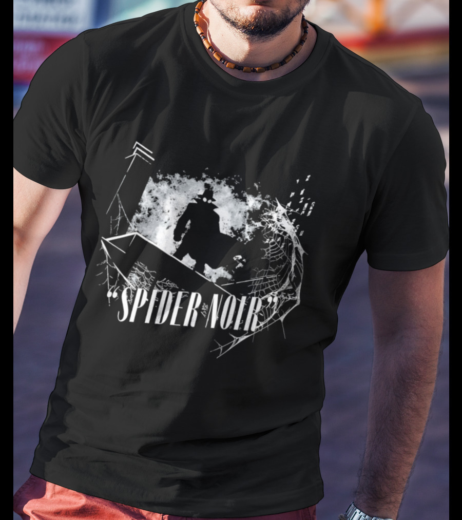 Spider Noir Animated Series Crossover Noir T-Shirt