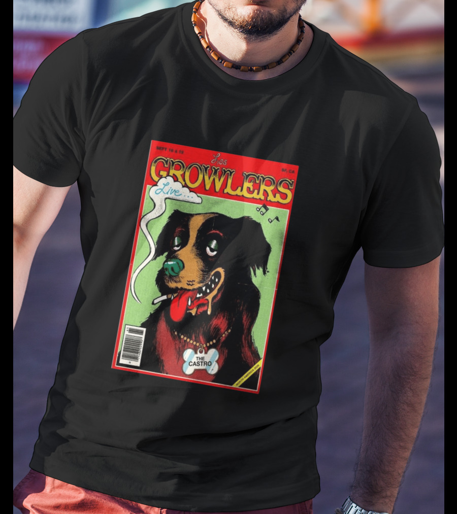 Los Growlers Live Sept 18 19 2026 San Francisco CA The Castro Theatre Dog T-Shirt