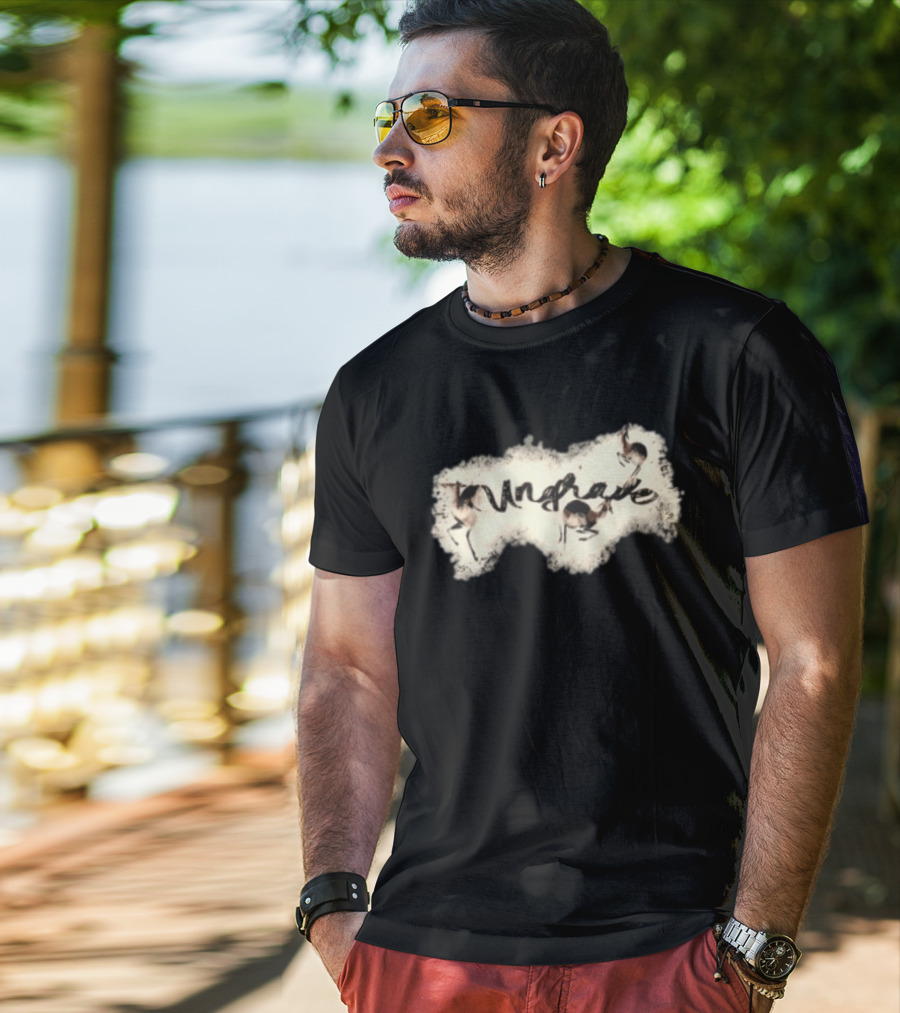 Ungrave Brown Shadow Deer Ungrave T-Shirt