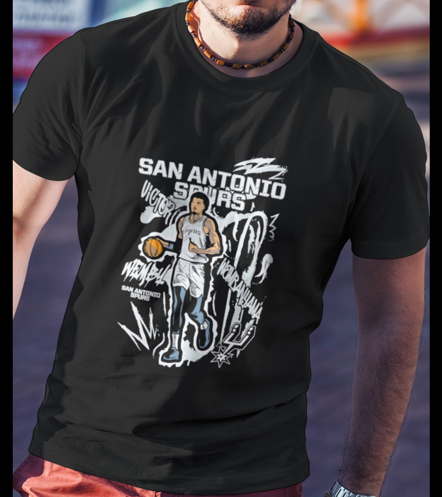 San Antonio Spurs Victor Wembanyama Basketball Player Wemby 22 T-Shirt