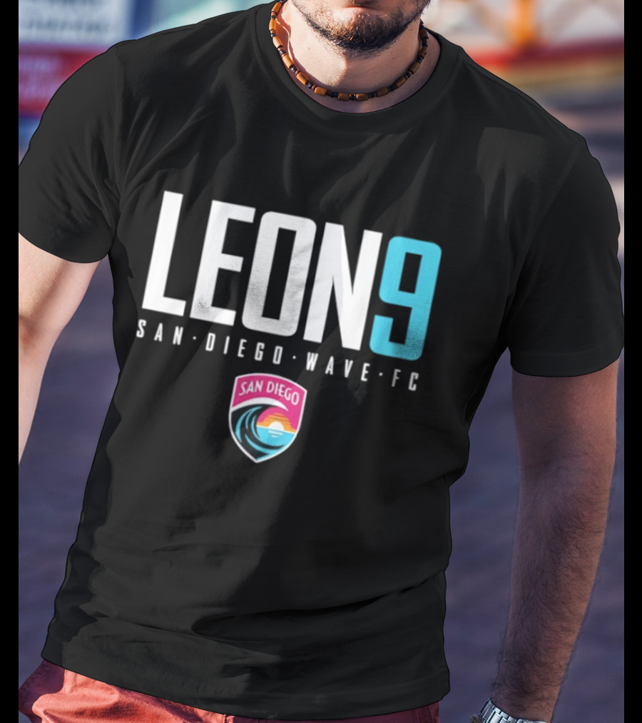 Adriana Leon 9 San Diego Wave FC T-Shirt