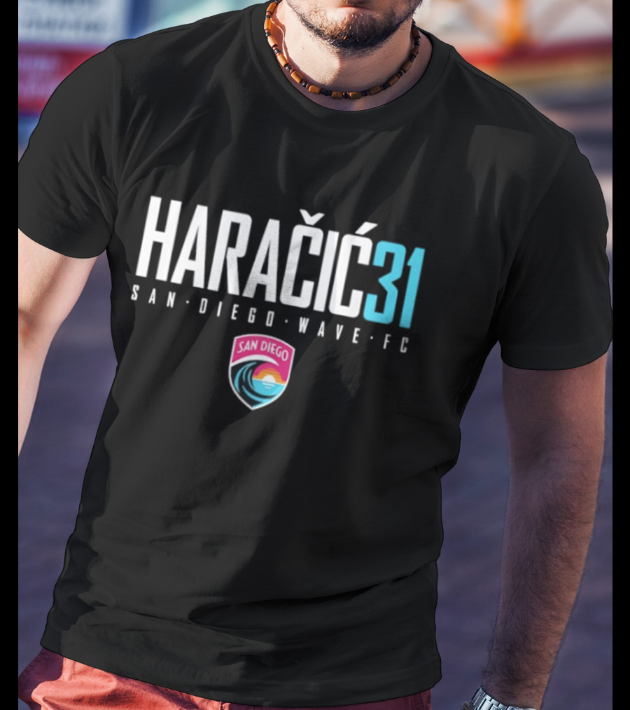 HARACIC 31 San Diego Wave FC Soccer Team Fan Gear Collection T-Shirt