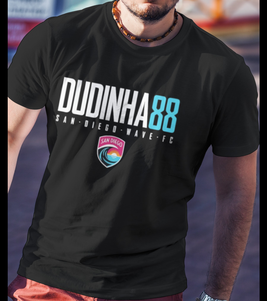 Dudinha 88 San Diego Wave FC Fan Gear Soccer Team T-Shirt