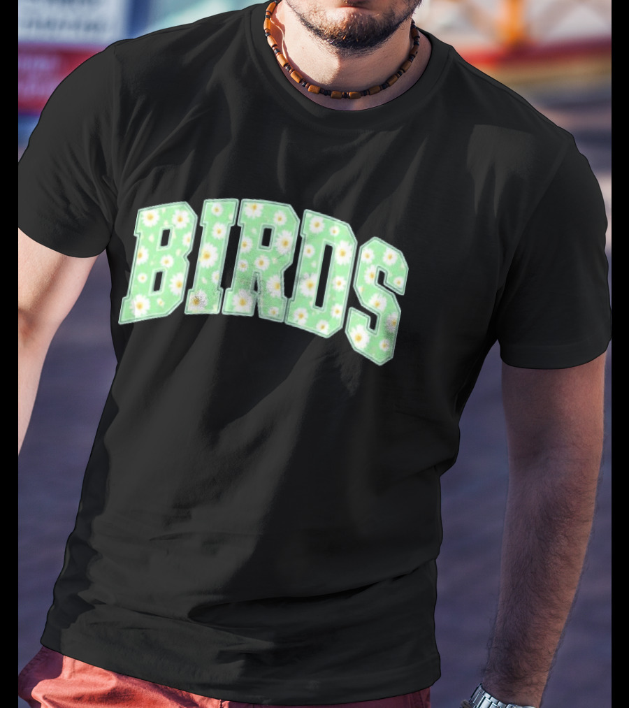 Birds Kelly Green Philadelphia Football Daisy T-Shirt