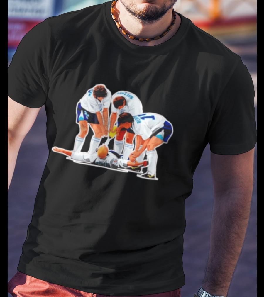 England Euro '96 Football Players Celebration Iconic Moment T-Shirt