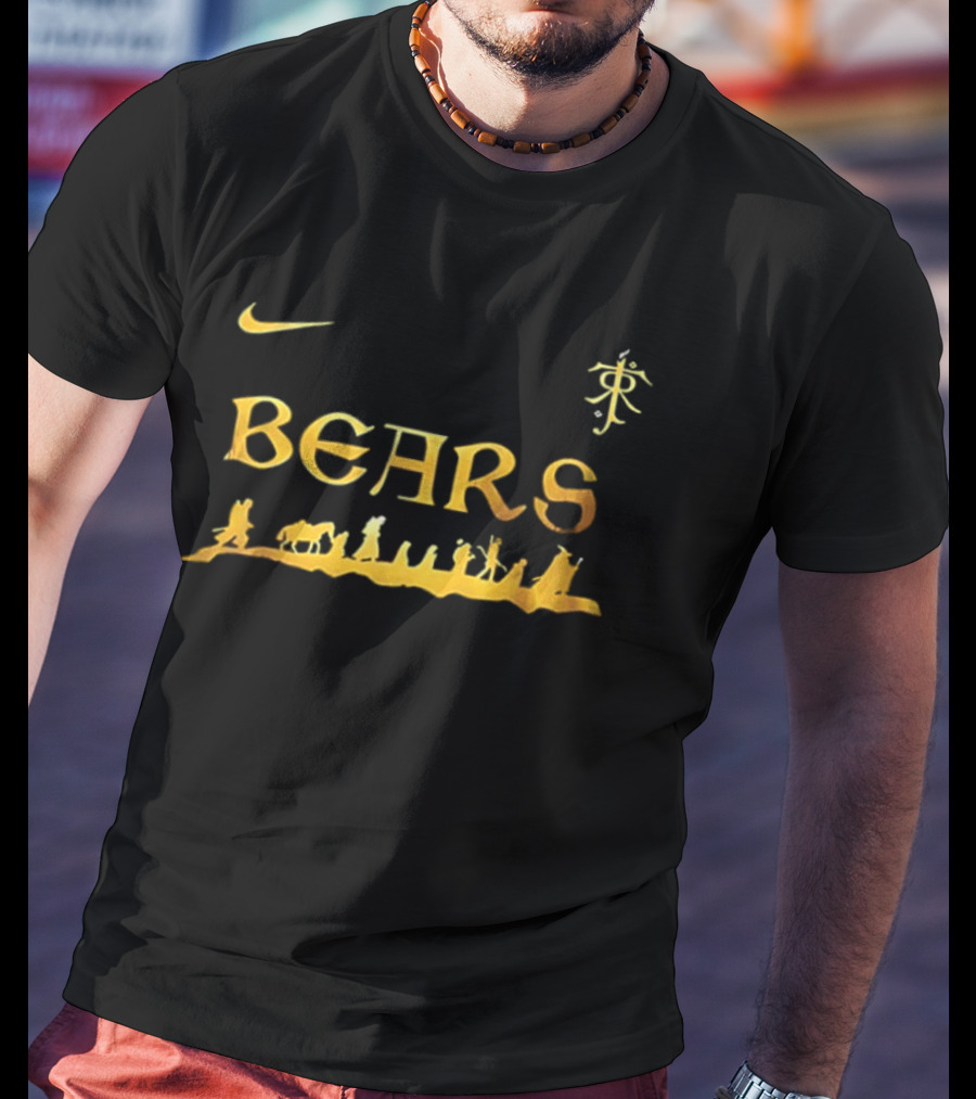 Chicago Bears Fellowship Of The Ring Nike Collaboration T-Shirt