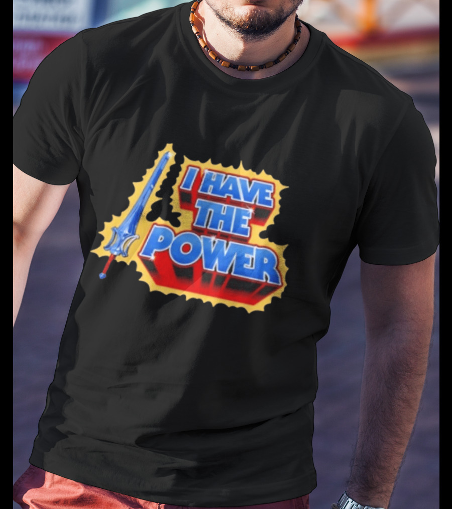 I Have The Power He Man Vintage Masters Of The Universe Sword T-Shirt