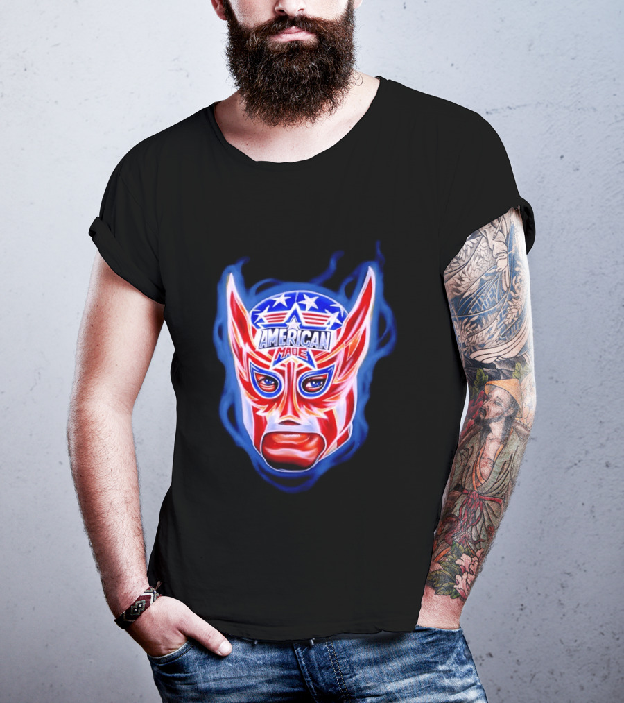 Cody Rhodes American Made Luchador Mask Star Spangled T-Shirt