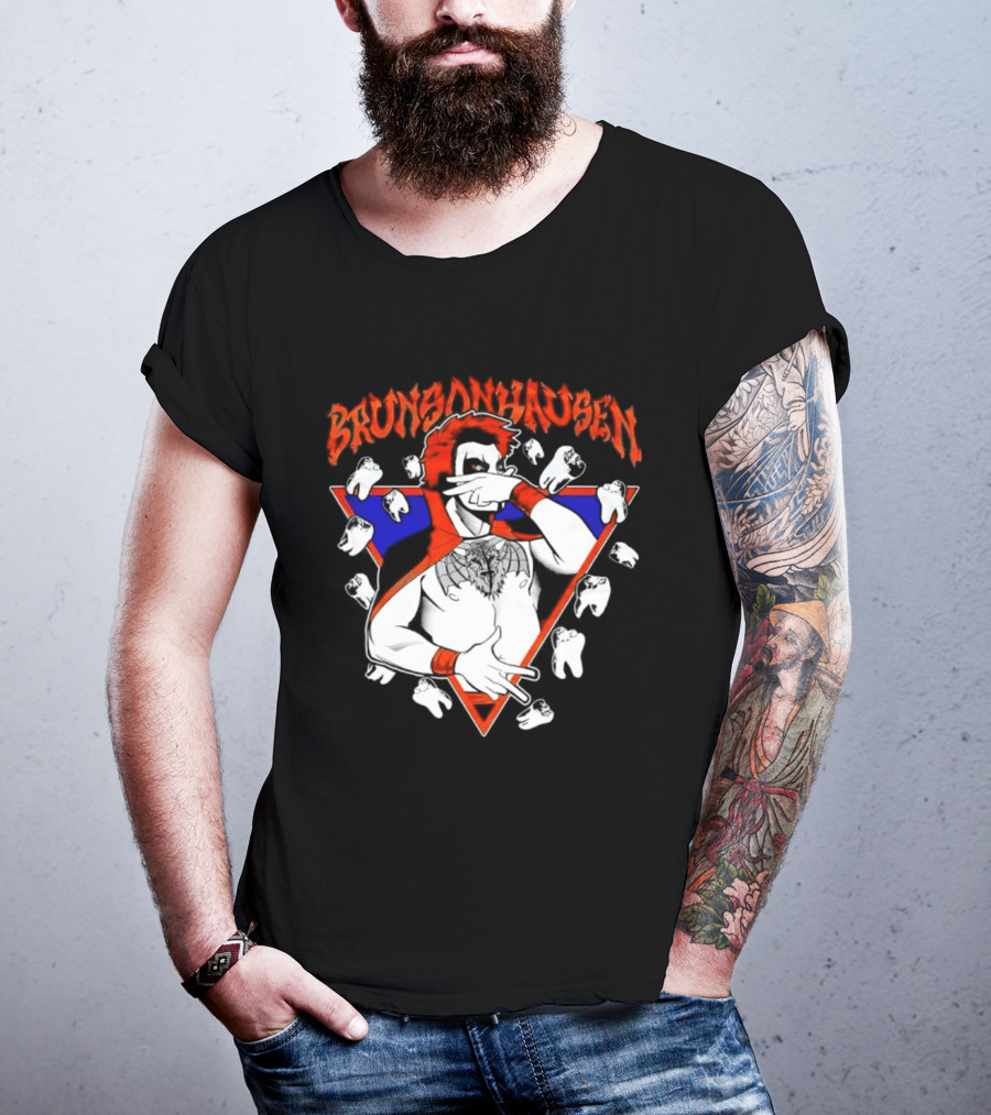 Brunsonhausen WWE Fan Art Featuring Danhausen And Jalen Brunson T-Shirt