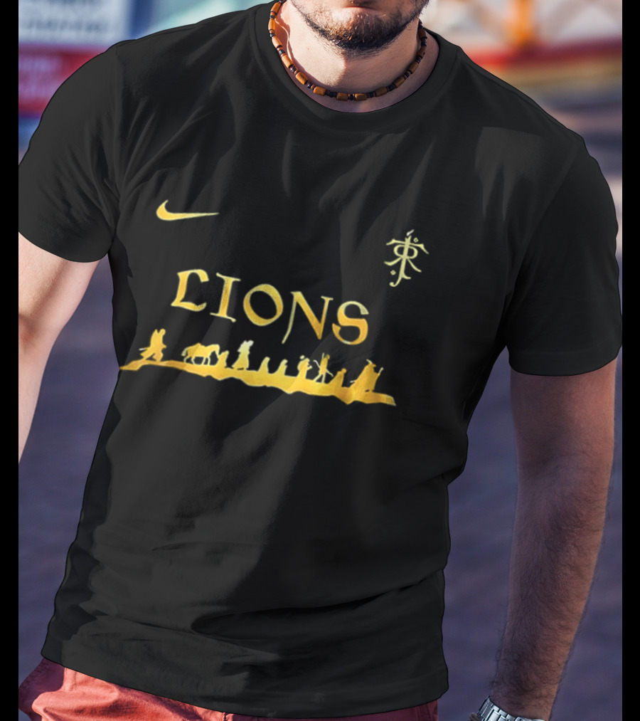 Nike Detroit Lions The Lord Of The Rings T-Shirt