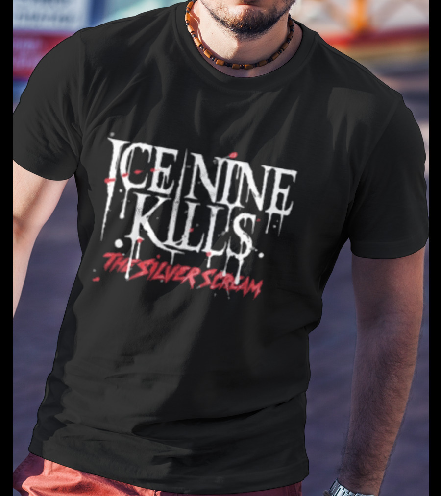 Ice Nine Kills The Silver Scream Tour 2026 Psychos Europe Tie Dye T-Shirt