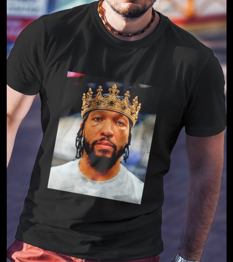 Jalen Brunson King New York Knicks Crown T-Shirt