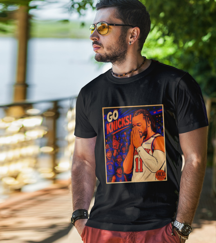 GO KNICKS Jalen Brunson New York Knicks 11 Mexico T-Shirt