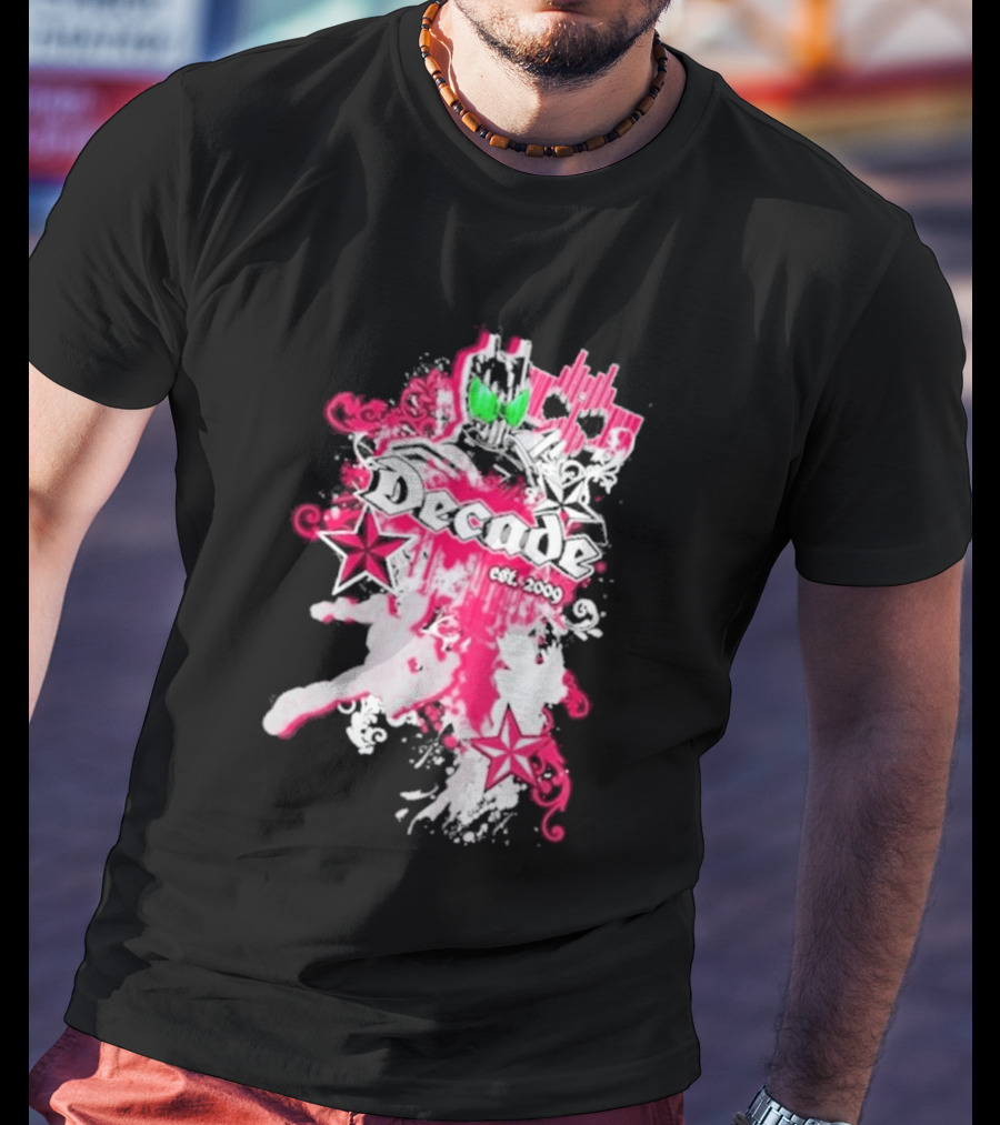 Kamen Rider Decade Est 2009 Heroic Starburst Adventure T-Shirt
