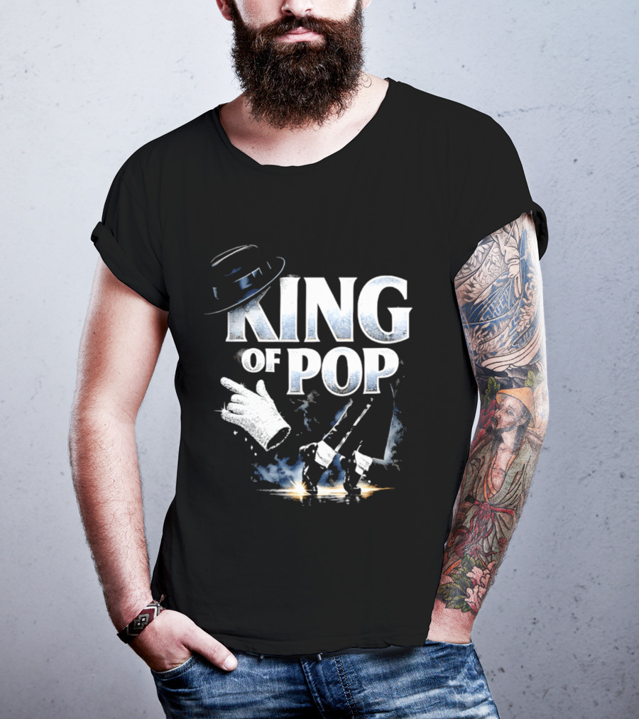 King Of Pop Iconic Hat And Glove T-Shirt
