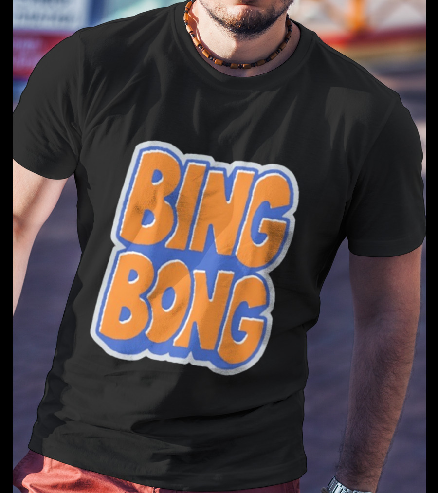 New York Knicks Basketball BING BONG Phrase T-Shirt