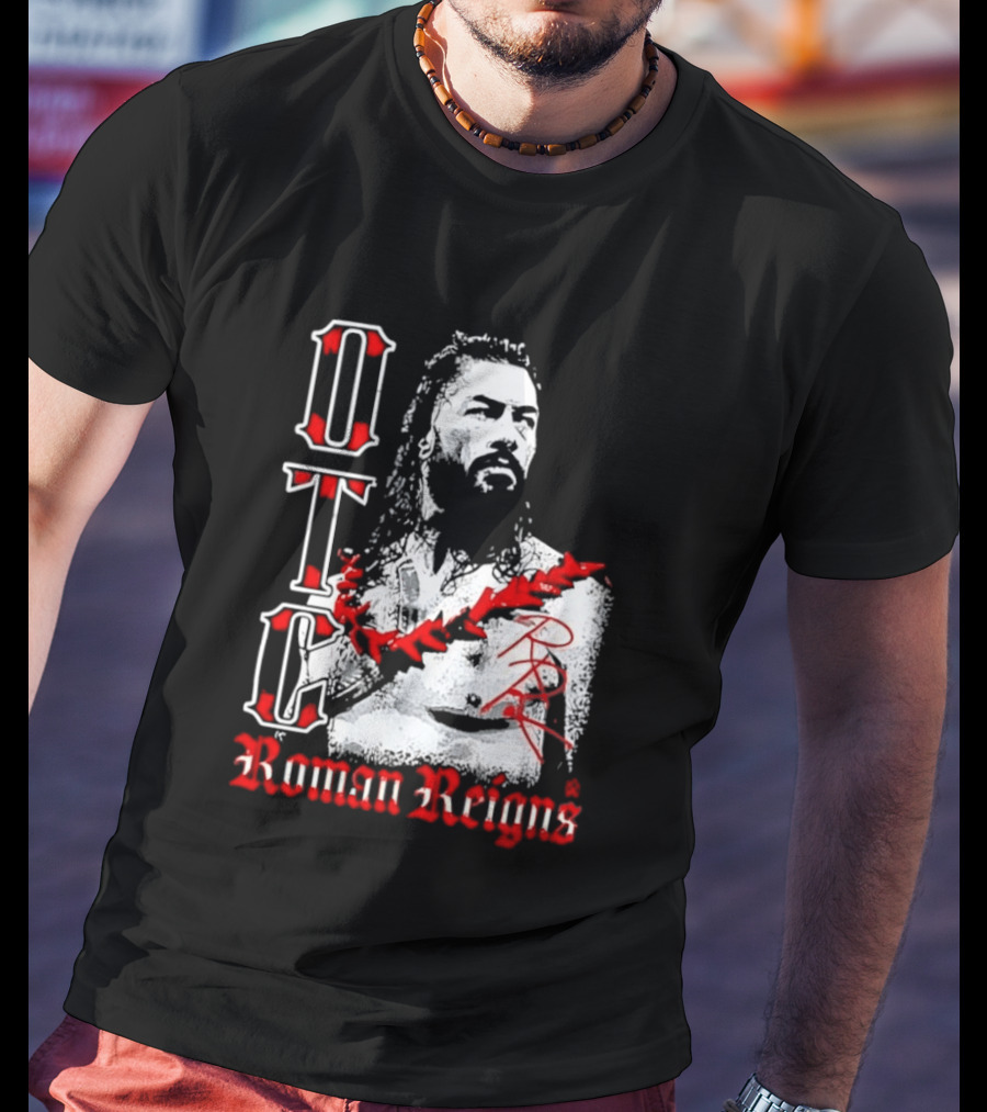 OTC Roman Reigns Wrestling Iconic Athlete T-Shirt