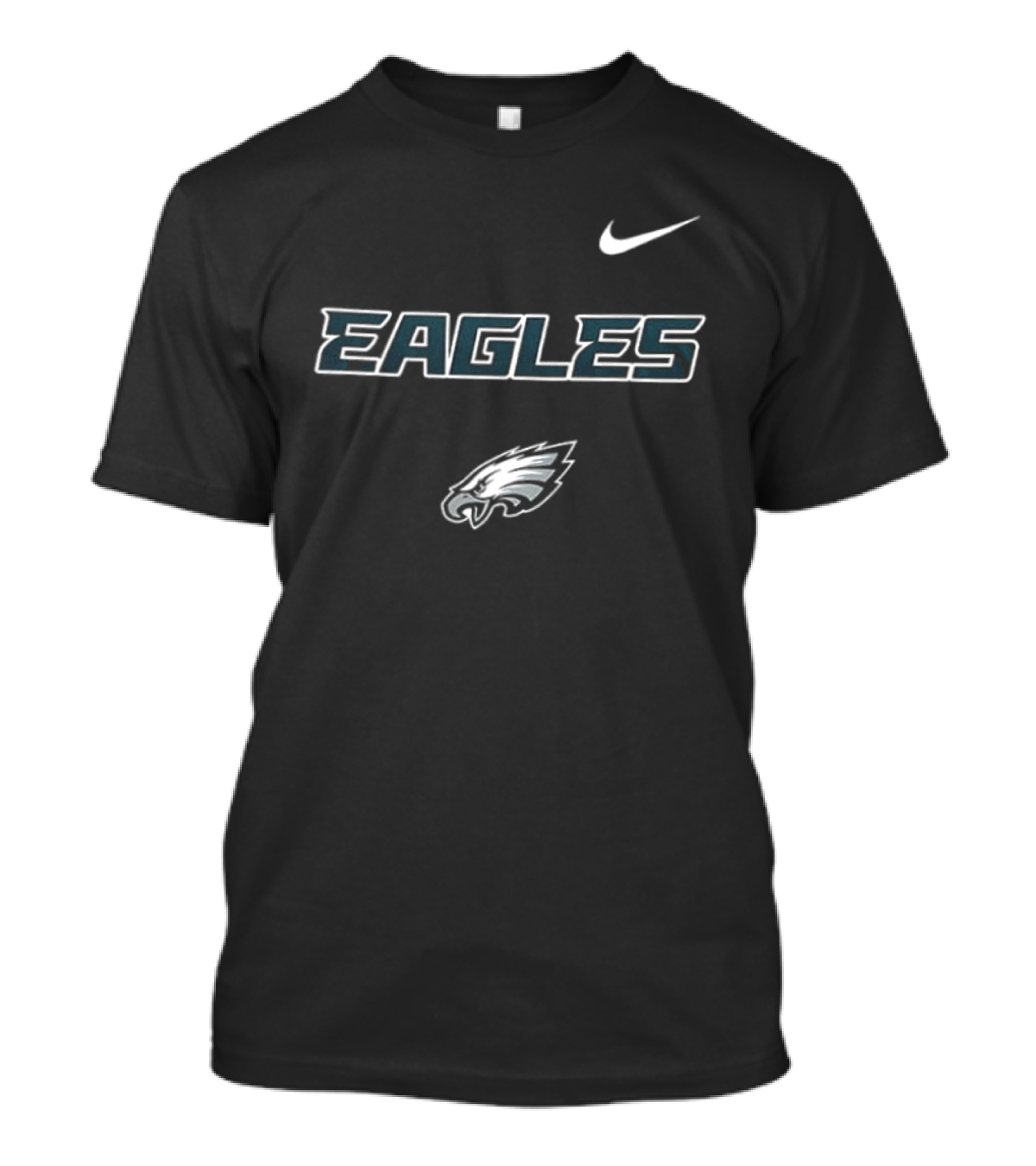 Philadelphia Eagles Skeleton Blue Colla American Proud Mechanic NFL Fan Nike Partnership T-Shirt