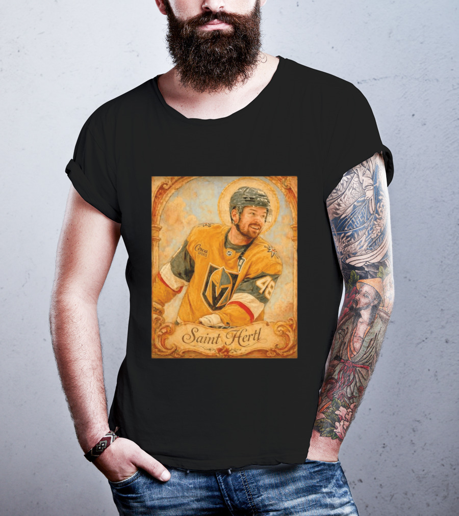 Tomas Hertl Vegas Golden Knights Saint Hertl NHL Circa Sports T-Shirt