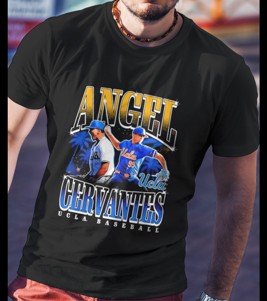 Ucla Baseball Angel Cervantes Player T-Shirt