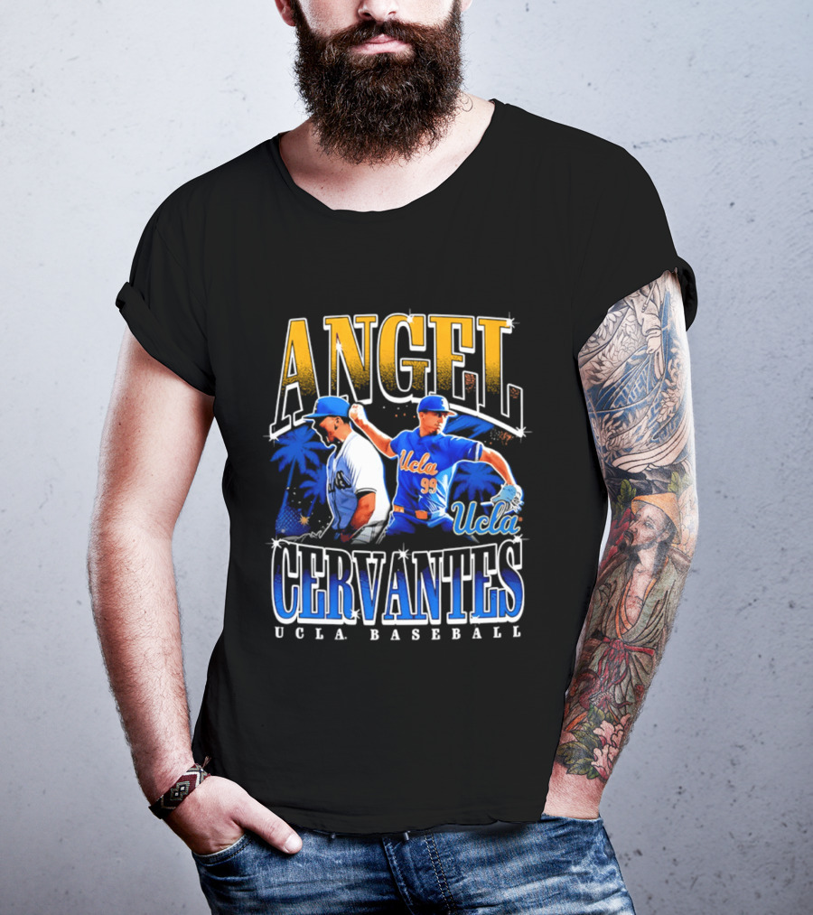 Ucla Baseball Angel Cervantes Player T-Shirt