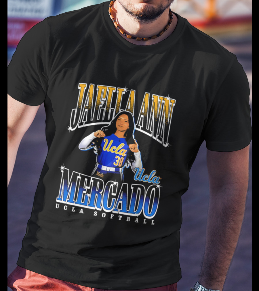 UCLA Softball Jaella Ann Mercado Number 38 T-Shirt