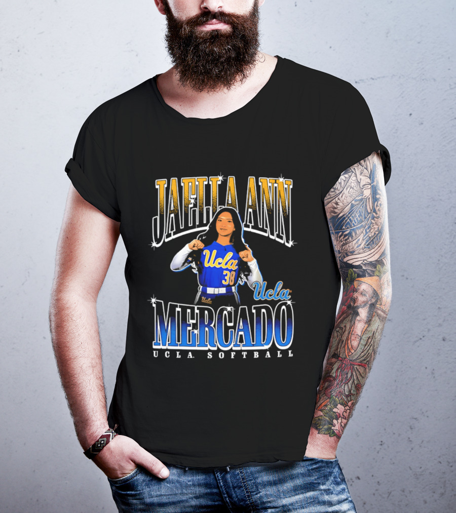UCLA Softball Jaella Ann Mercado Number 38 T-Shirt