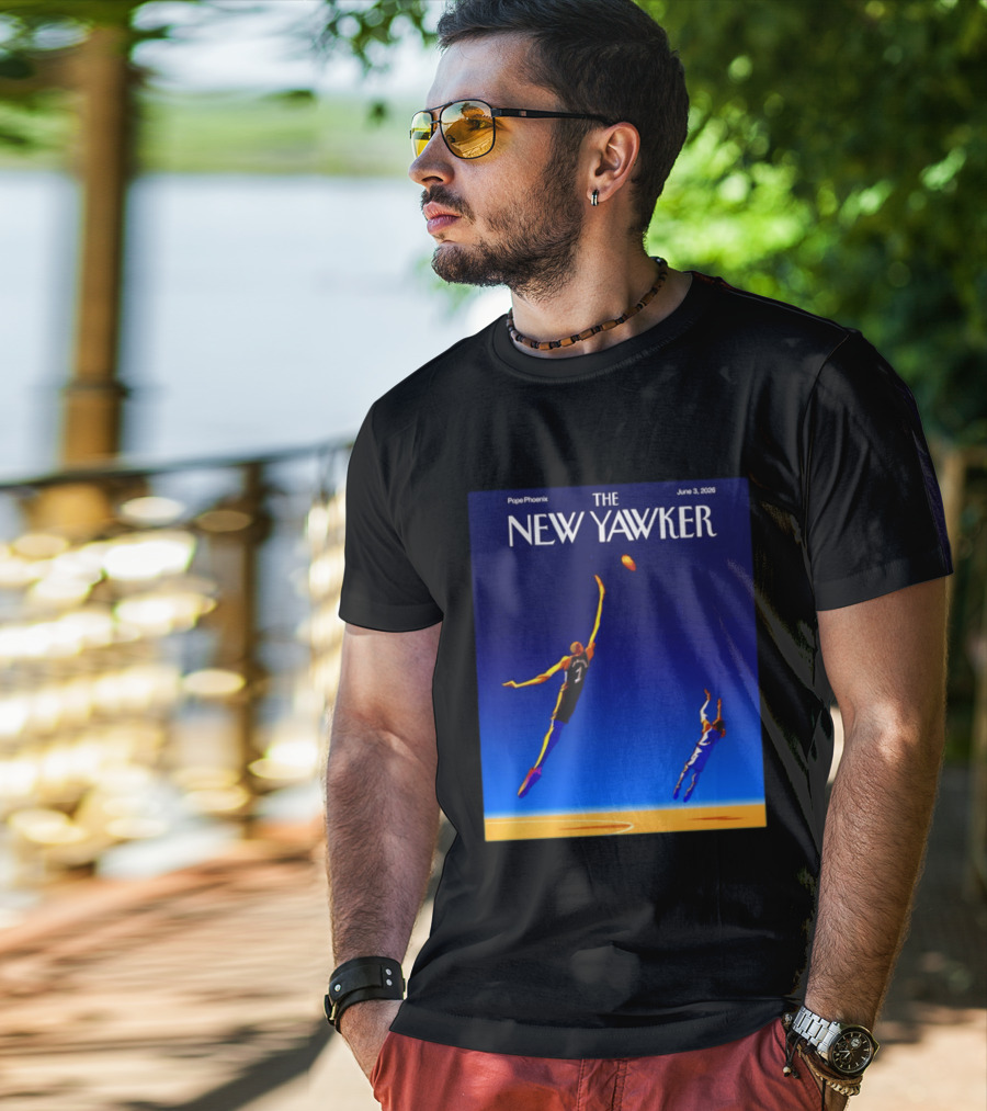 The New Yawker June 3 2026 Basketball Cover Pope Phoenix T-Shirt
