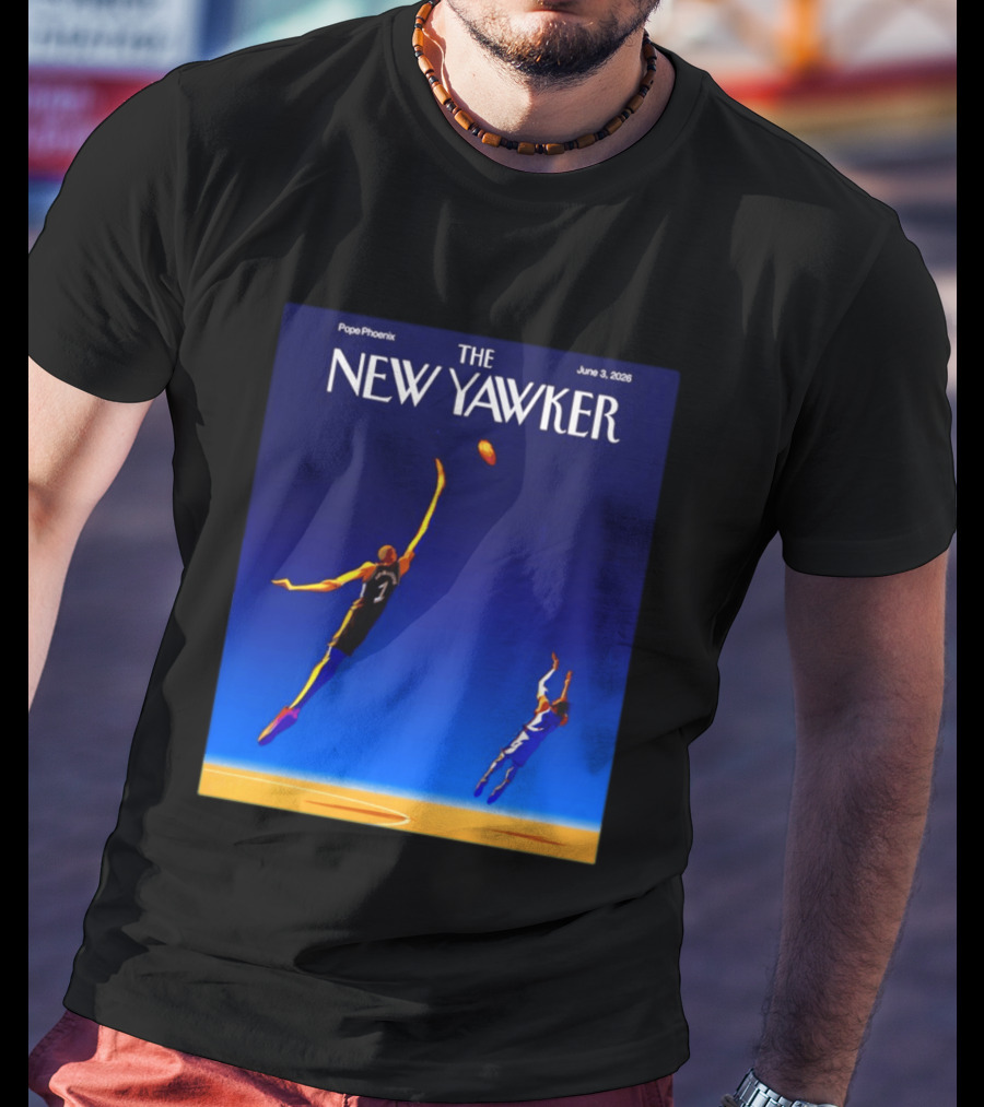 The New Yawker June 3 2026 Basketball Cover Pope Phoenix T-Shirt