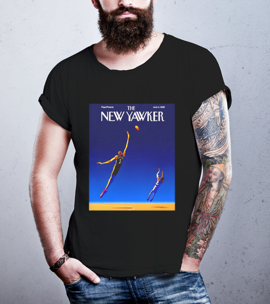 The New Yawker June 3 2026 Basketball Cover Pope Phoenix T-Shirt