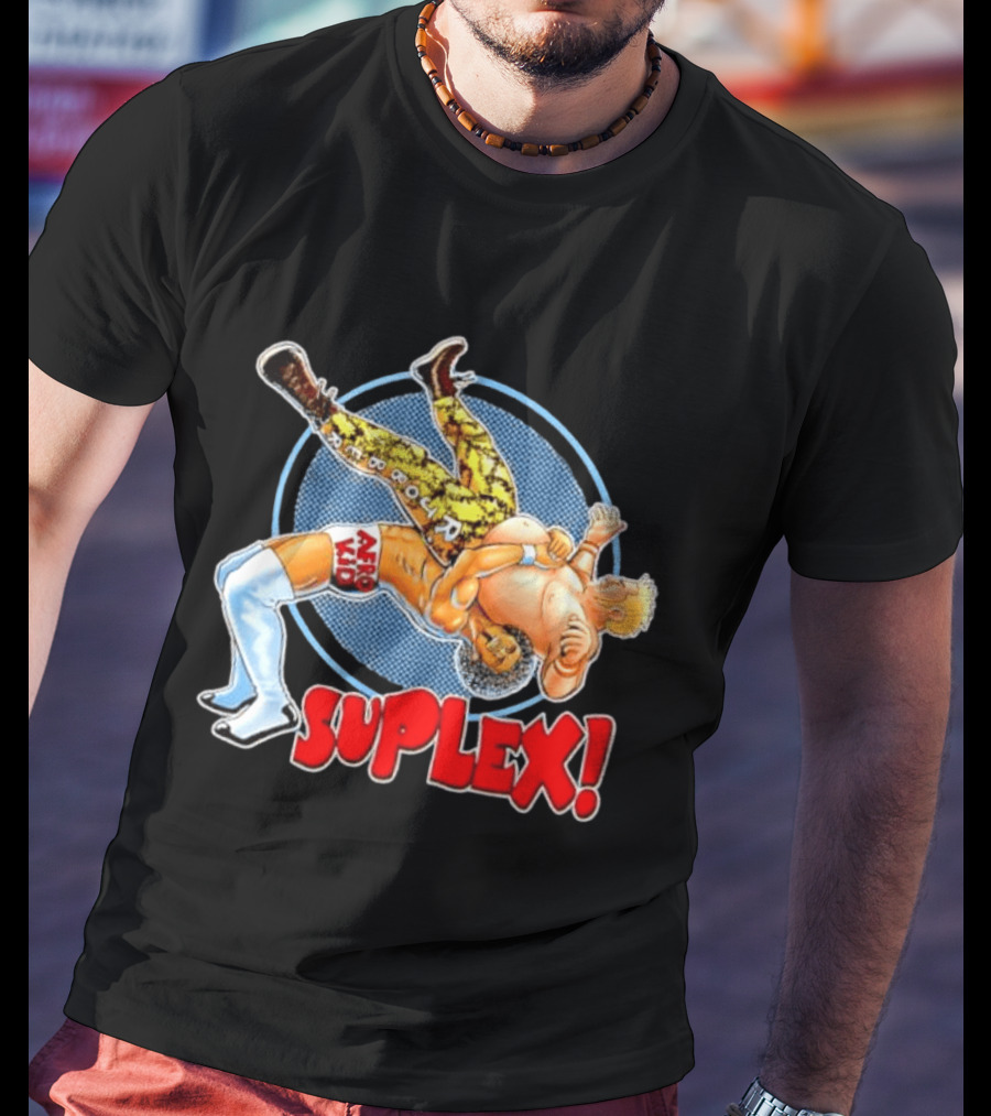 Afro Kid Wrestling Suplex Move T-Shirt