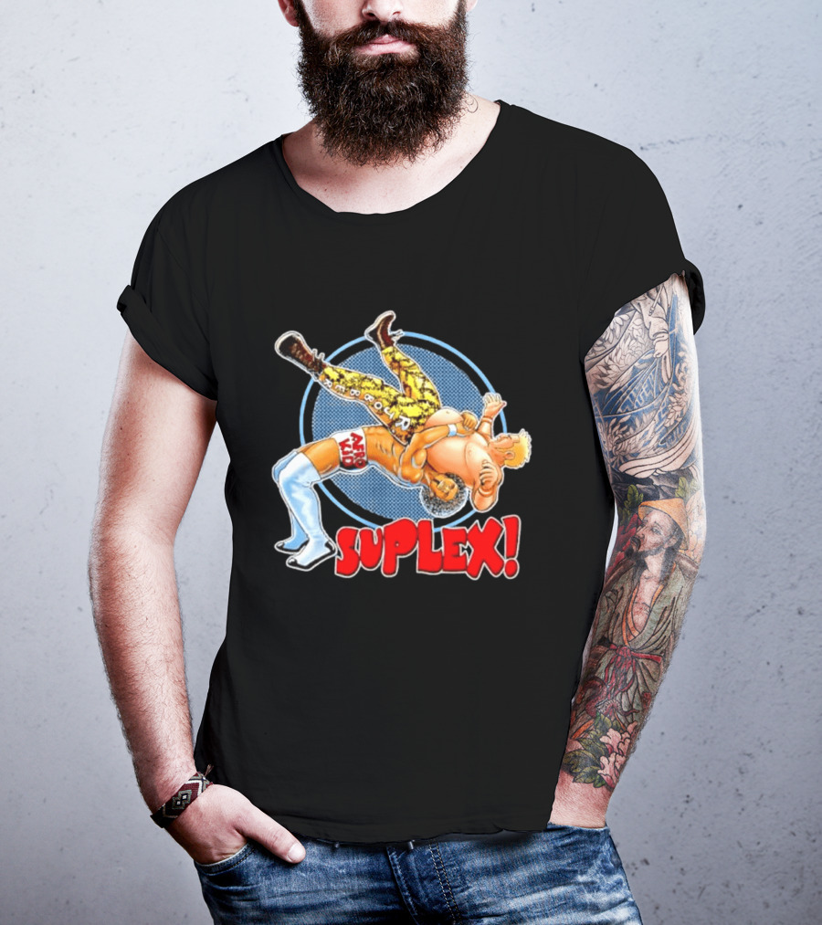 Afro Kid Wrestling Suplex Move T-Shirt