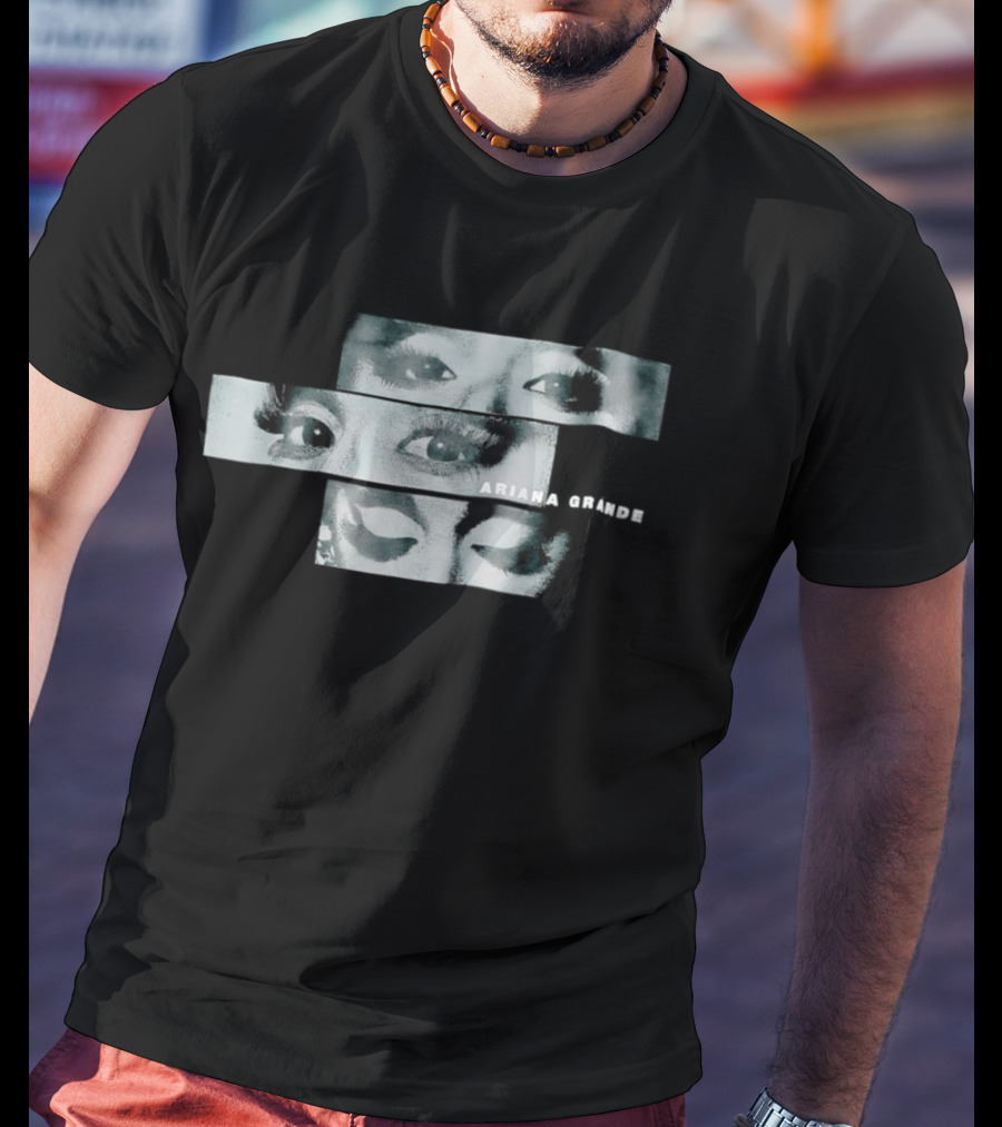 Ariana Grande Eyes Montage Pop Music T-Shirt