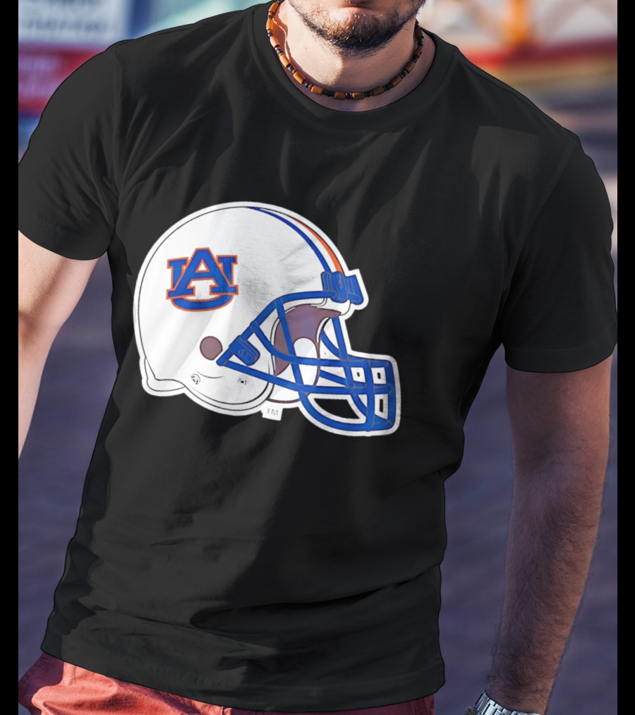 Auburn Tigers Football Helmet AU T-Shirt
