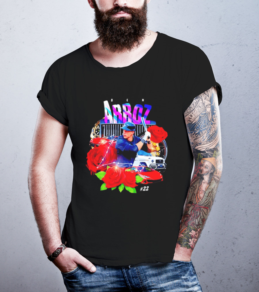 Ben Arroz New York Yankees Aaron Judge MLB 22 Luxury Sports Supercar Rose T-Shirt
