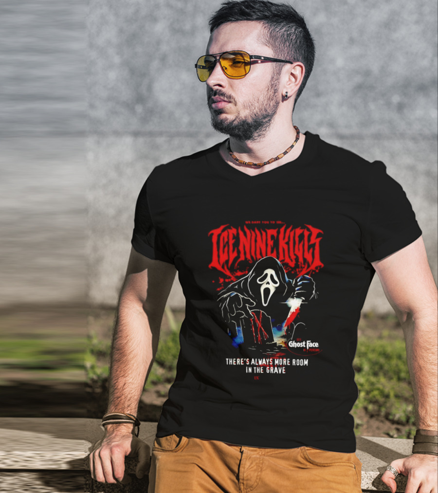 Ice Nine Kills Ghost Face There's Always More Room In The Grave T-Shirt