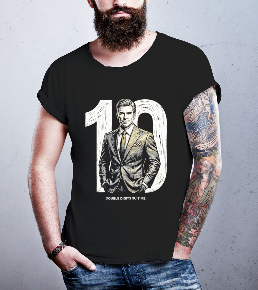 Pierce Brosnan 10 Double Digits Suit Me Timeless T-Shirt
