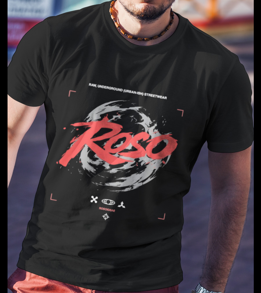 Roso Raw Underground Urbanish Rosoideae Streetwear XOΑ Vrosinox T-Shirt