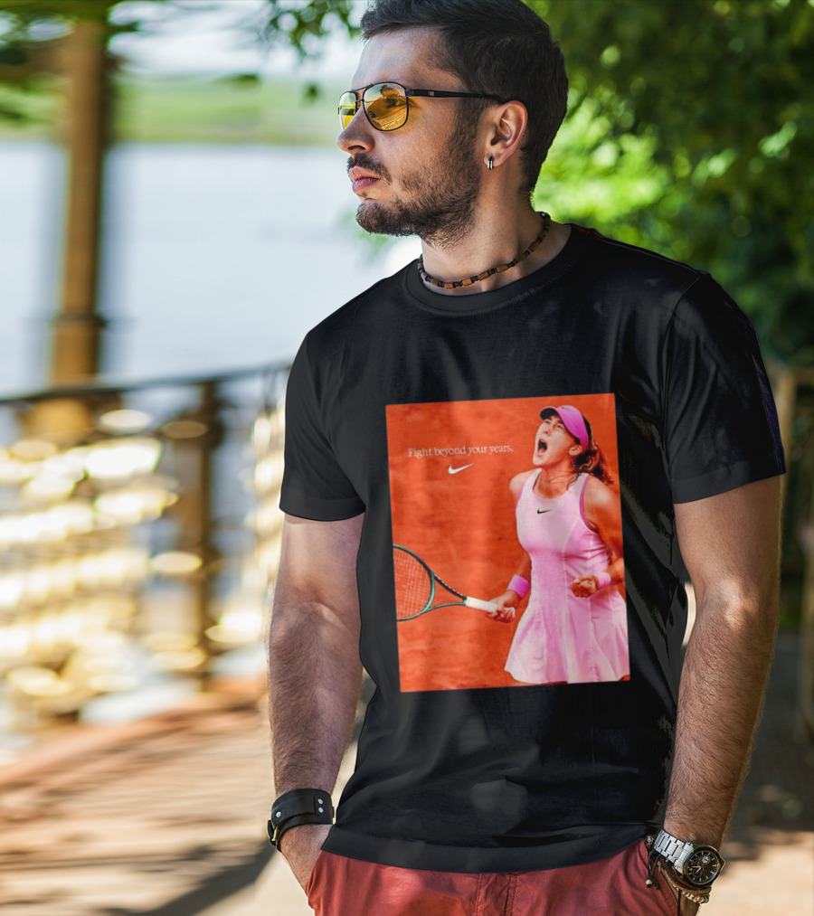 Mirra Andreeva Nike Fight Beyond Your Years Tennis Motivation T-Shirt