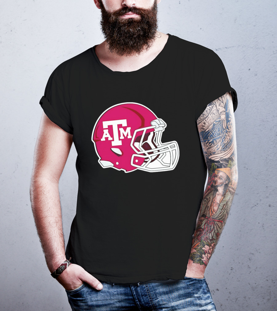 Texas A&M Aggies Football Helmet Fan Gear T-Shirt