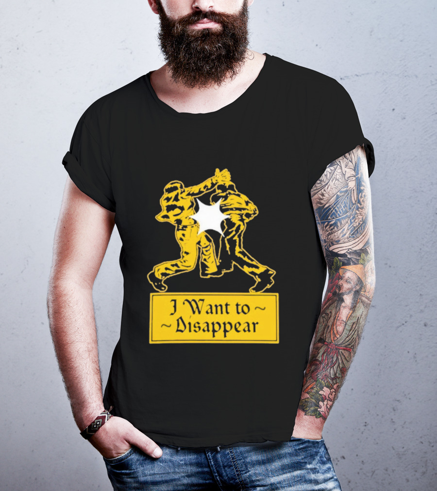 I Want To Disappear The Smiths Fighting Men Music Album T-Shirt