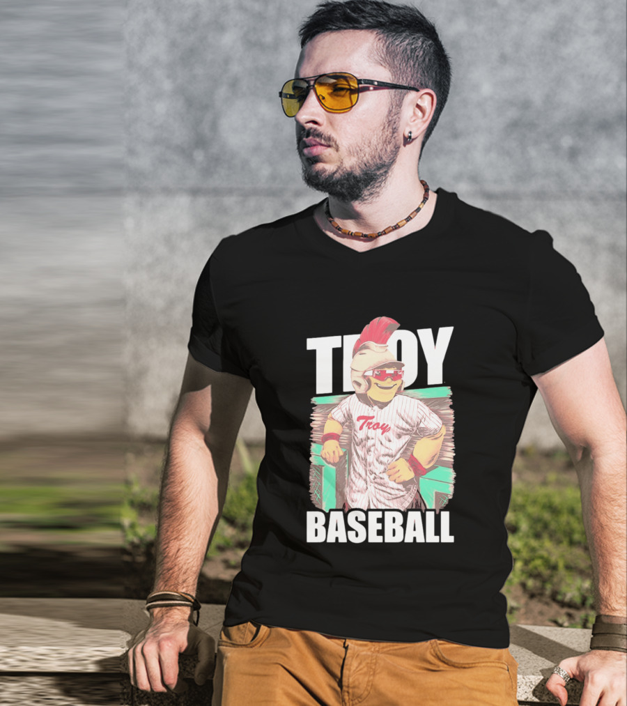 Troy University Trojans Baseball Team Collegiate Athletic Spirit T-Shirt